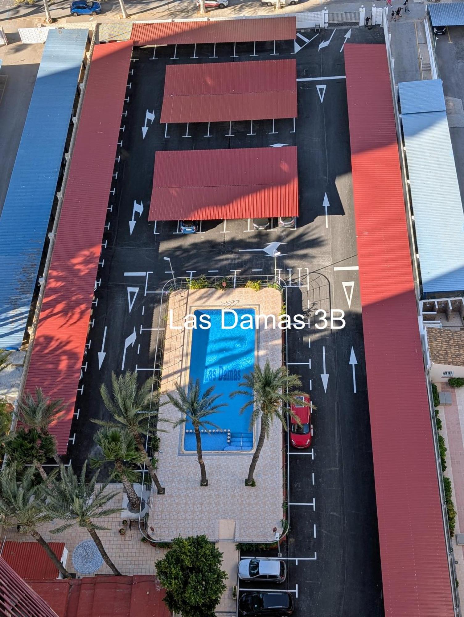Las Damas 3B Beach Front - Pool & Parking ベニドルム エクステリア 写真